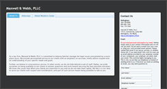 Desktop Screenshot of maxwellwebb.com
