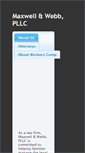 Mobile Screenshot of maxwellwebb.com